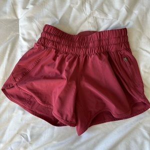 Pink Lululemon shorts